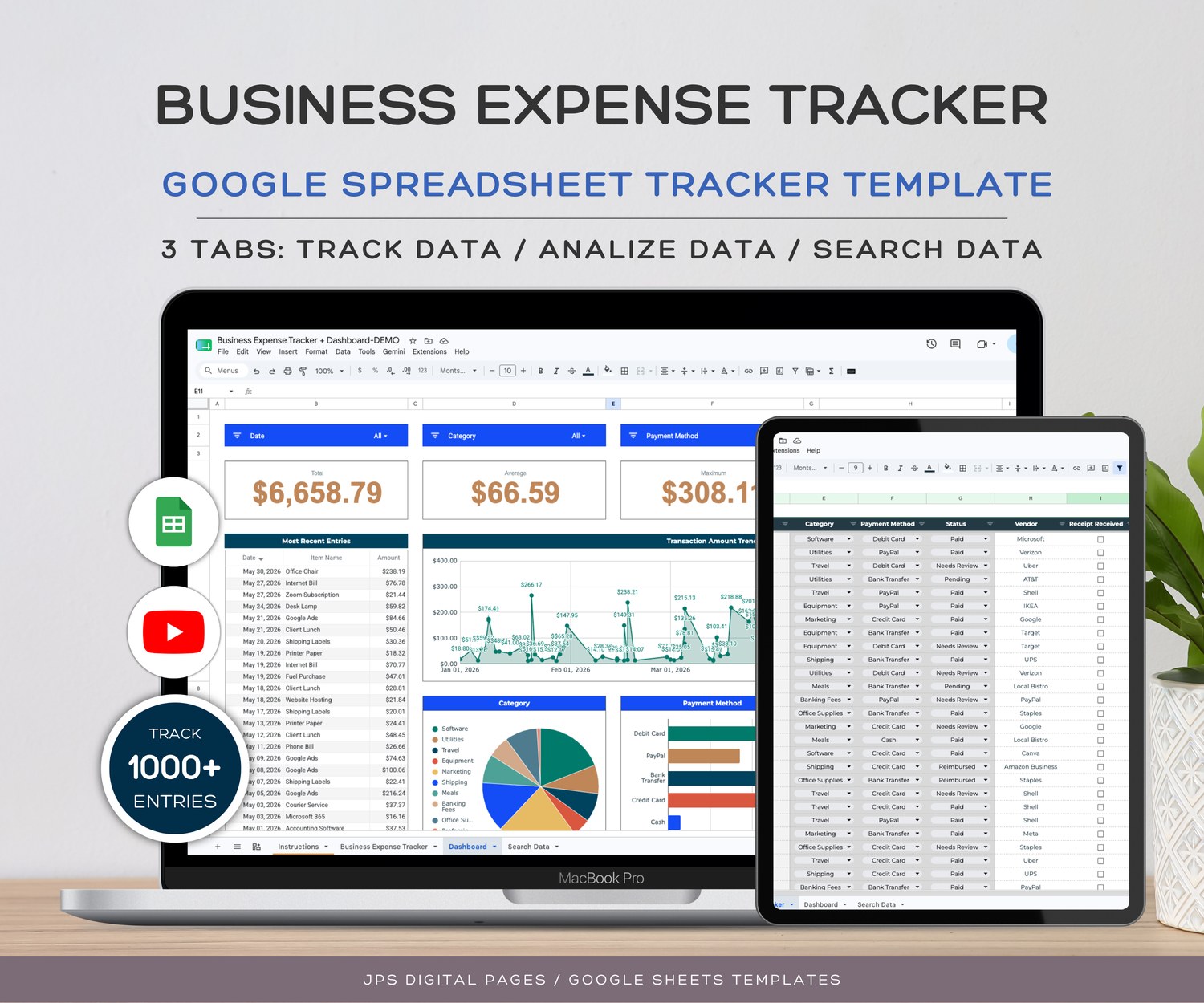 Business Expense Tracker product preview