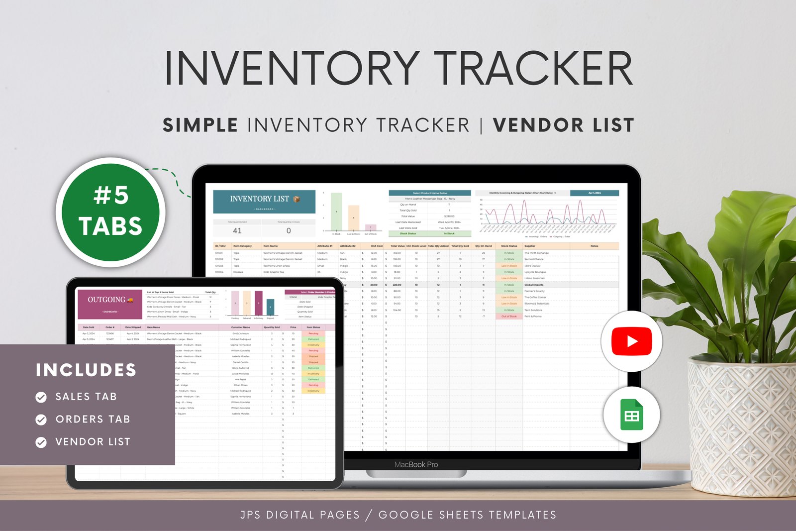 Inventory Management Tracker product preview